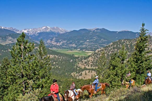 Horseback riding rocky cheap mountain national park
