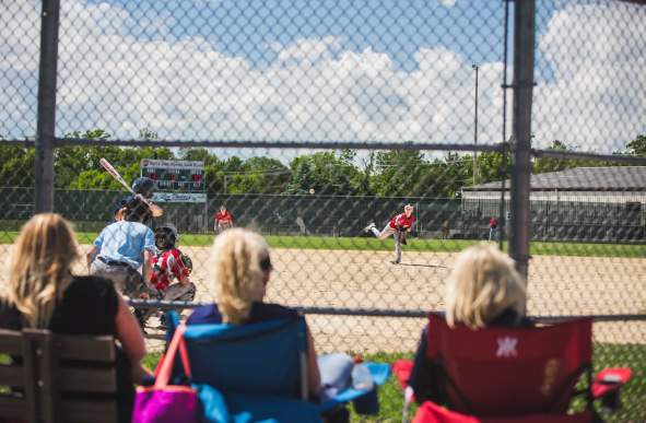Baseball, summer, summer fun, spectators, pitching, hitting