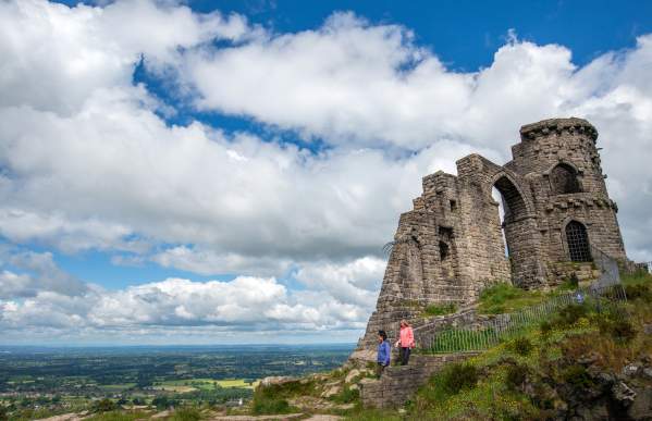 spectacular views beside the castle