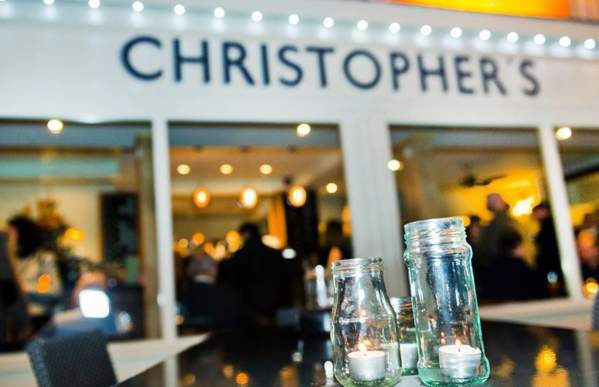 Exterior shot of Christopher's Restaurant at The Peel Aldergate in Tamworth