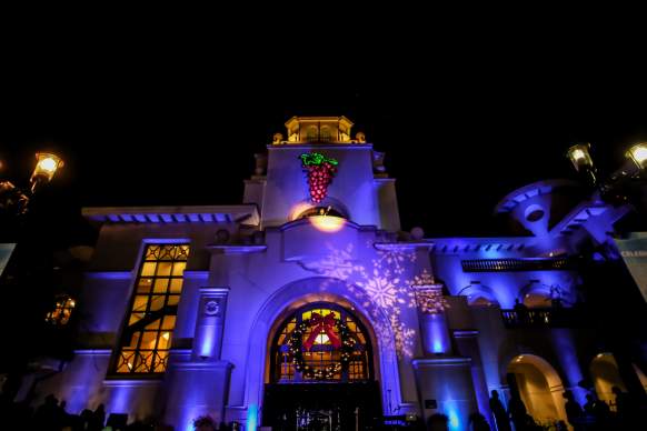 New Year's Eve Grape Drop