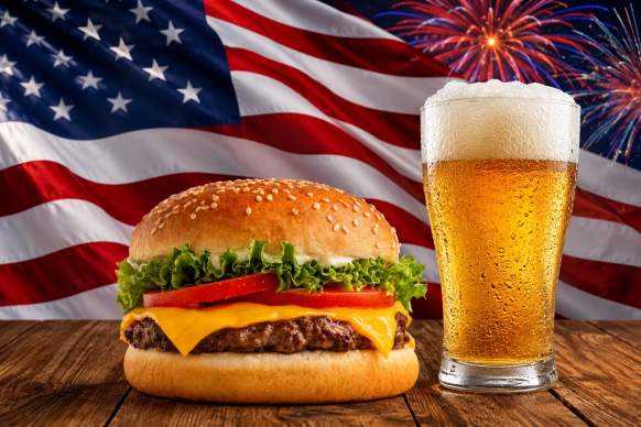 4th of July Burger & Beer