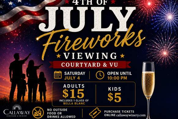 4th of July Fireworks Viewing at Callaway