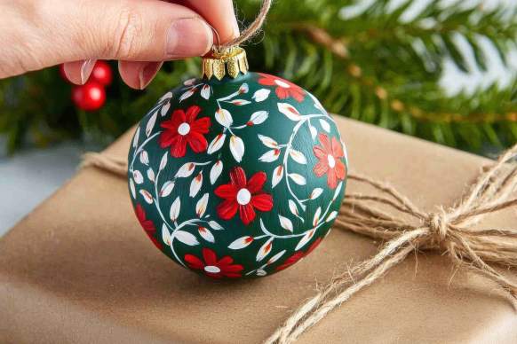 Holiday DIY Ornament Painting