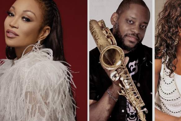Chanté Moore and Jackiem Joyner with Althea Rene - Champagne Jazz Series