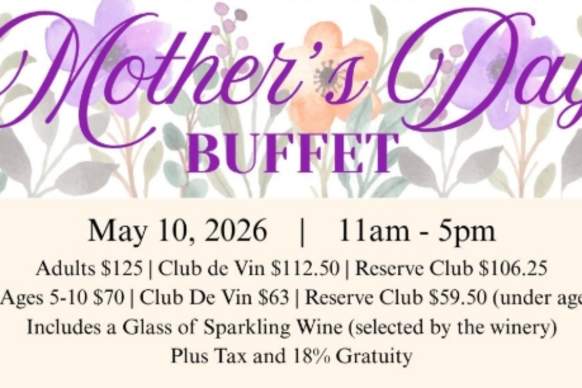 Mother's Day Buffet Brunch and Music with Brandon Wildish