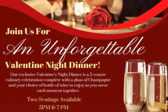 5-Course Valentine's Wine Pairing Dinner