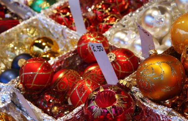 Holiday Ornaments Stock Image