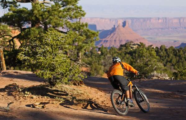 mountain biking
