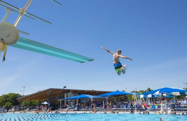 Swimming in City Park Pool