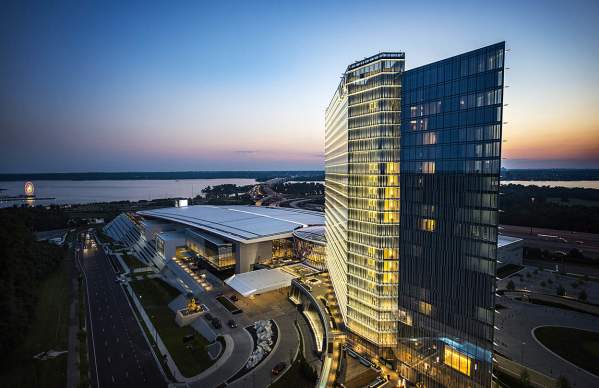 Aerial View of MGM National Harbor in Price George County
