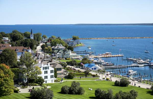 harbor aerial