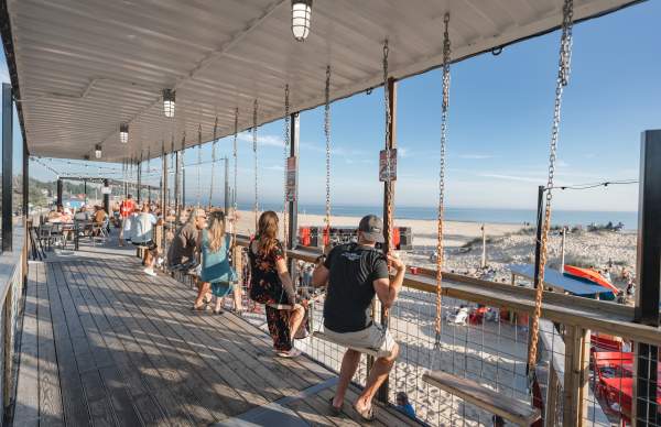 Drink, Eat, and Beach at The Deck in Muskegon, Michigan