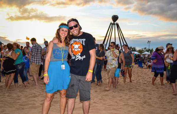 couple on the beach