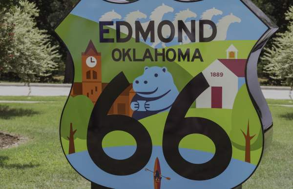 New Route 66 Shield at Fink Park