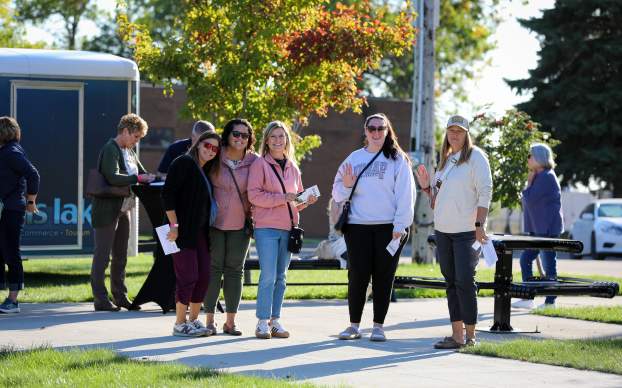 Wine Walk 2025 friends