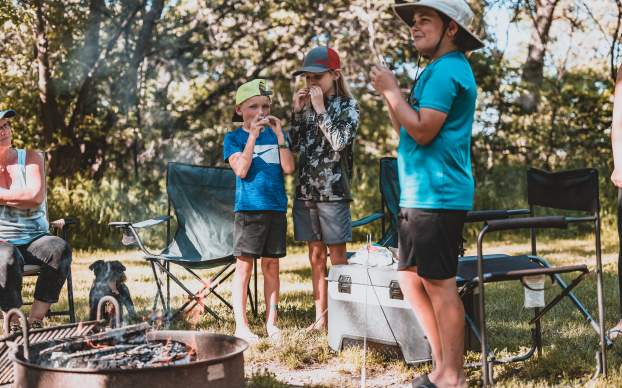 Devils lake camping