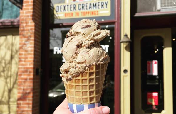 Ice cream at Dexter Creamery