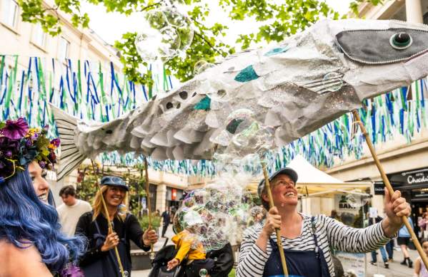 Procession at the Festival of Nature in Bath - credit Ania Shrimpton