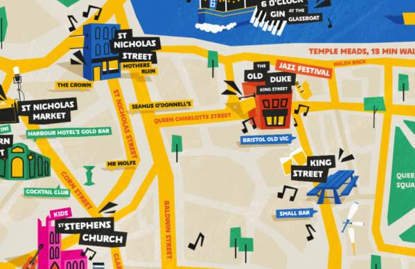 Old City Sounds Map 2025 - Bristol City Centre BID