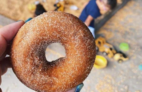 Sugar coated donut