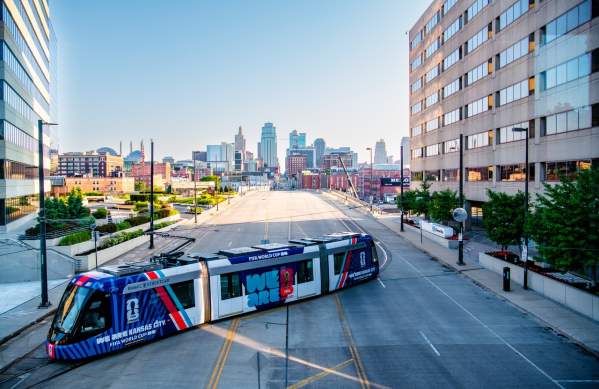 Streetcar city backgroud