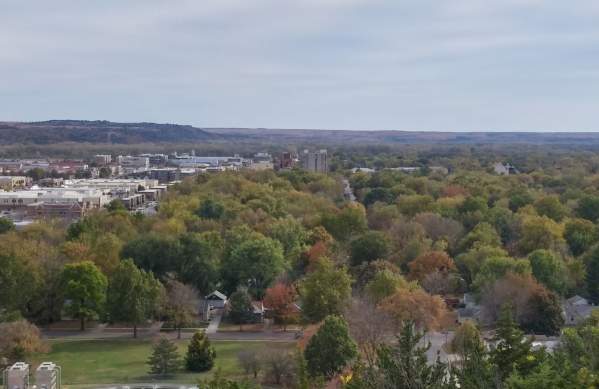 Aerial view of Manhattan