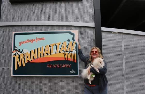 Bridget and pup in Rally Alley