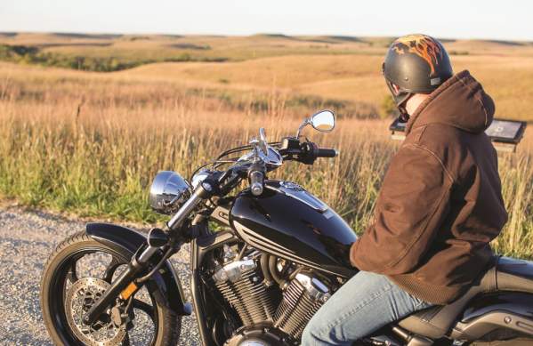 Riding through the Flint Hills
