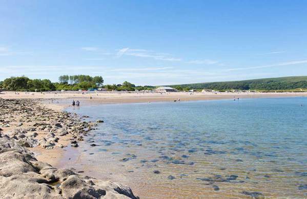 photo of Oxwich bay in Swansea