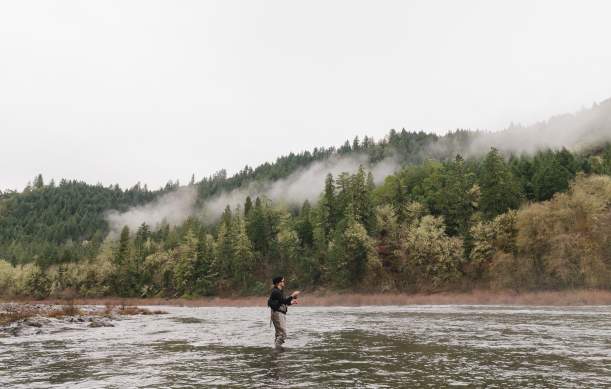 Winter Steelhead Fishing Along the North Umpqua River