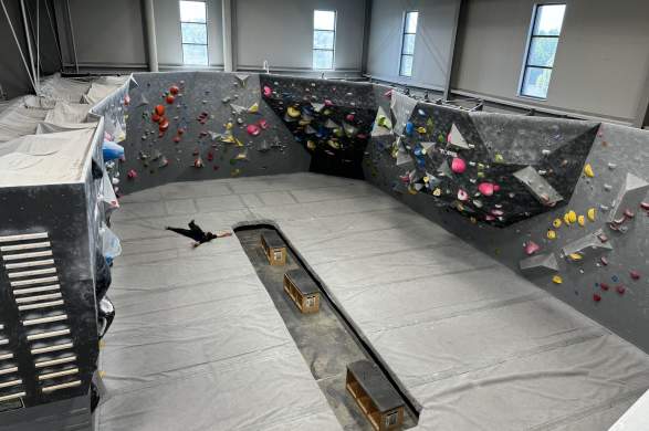 The Bouldering Cave at Climb Bentonville