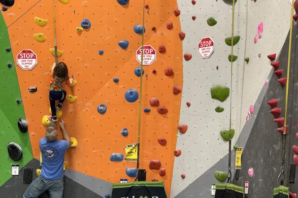 Auto-Belay at Climb Bentonville