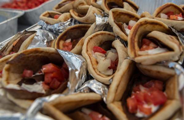 Gyros platter from Beaumont caterer