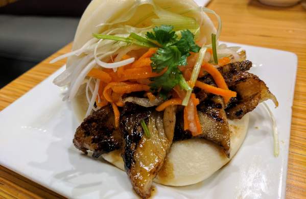 Sweet Basil Pork Belly Bun Bao