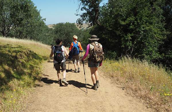 Sprig lake loop hikers