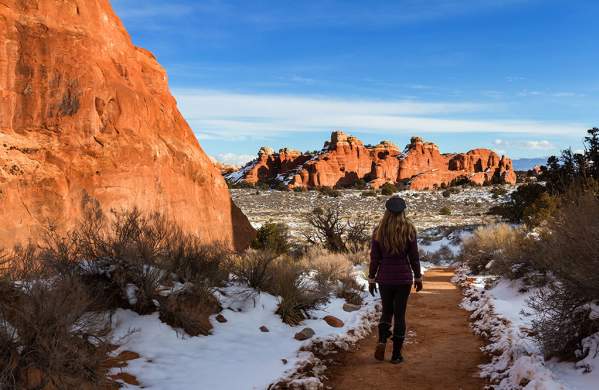 winter hiking