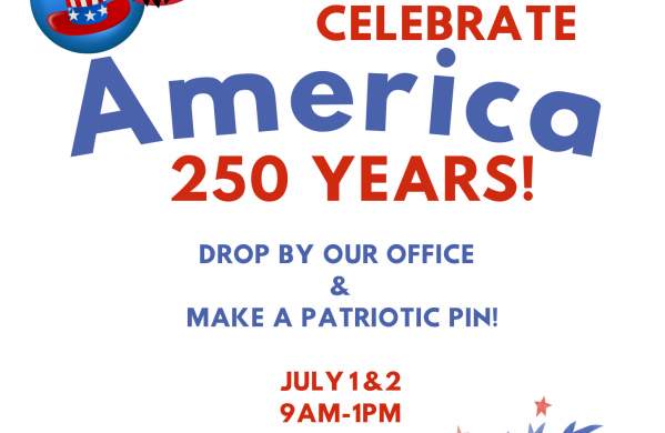 Make and Take a patriotic button activity
