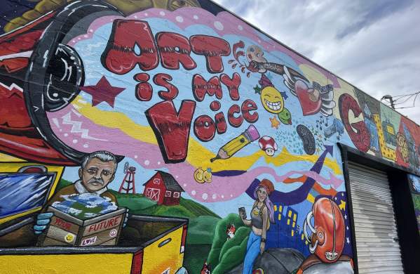 "Art is My Voice" Mural