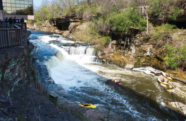 Kayaking the Cuyahoga River