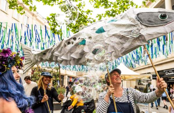 Procession at the Festival of Nature in Bath - credit Ania Shrimpton