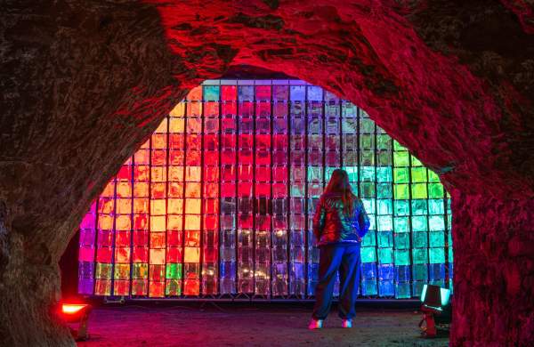 Bristol Light Festival 2026 in Redcliffe Caves - credit Bristol BID