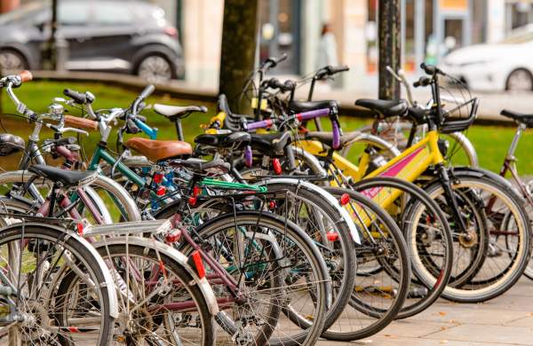 Bicycles in Bristol City Centre - Credit Bristol BID