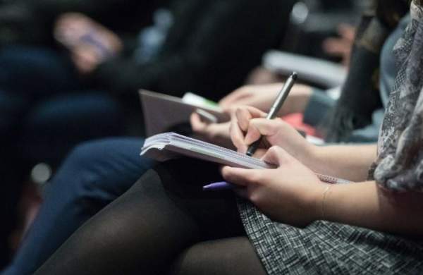 Person taking notes