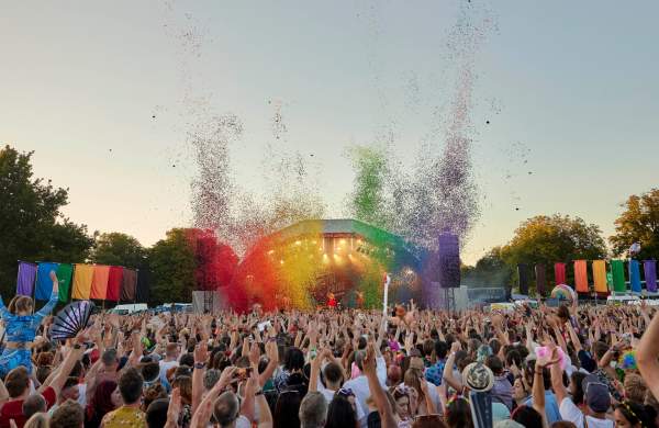 Carly Rae Jepson performing on the stage at Bristol Pride - Credit Ollie Edwards
