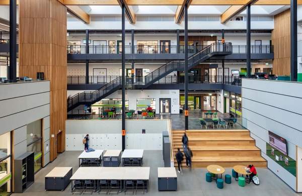 Interior of the School of Engineering at the University of the West of England in North Bristol - credit University of the West of England