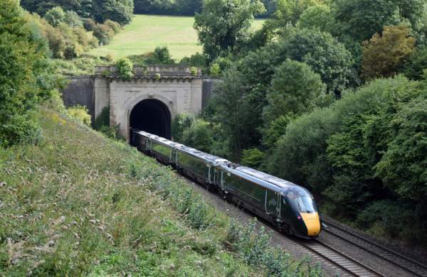 A GWR train entering Box Tunnel - Credit Phil Wakely