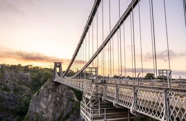 A view of the Clifton Suspension Bridge in Bristol - credit Lee Pullen Photography for Clifton Suspension Bridge Trust