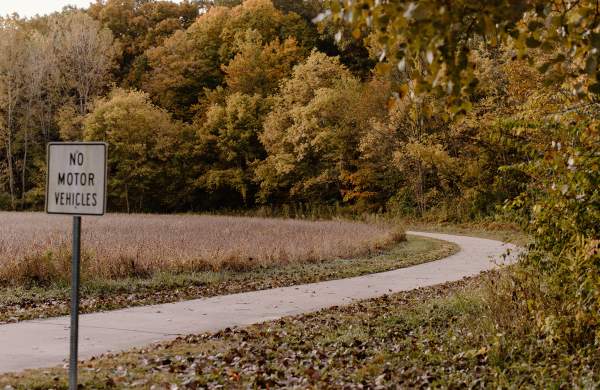 TREC Trail landscape in the fall