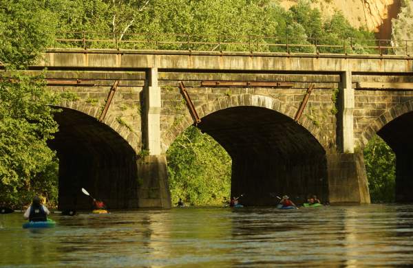 Mapleton Arch Trestle along the Juniata River Water Trail